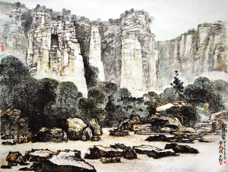 王大凯,《惊蛰》(国画)